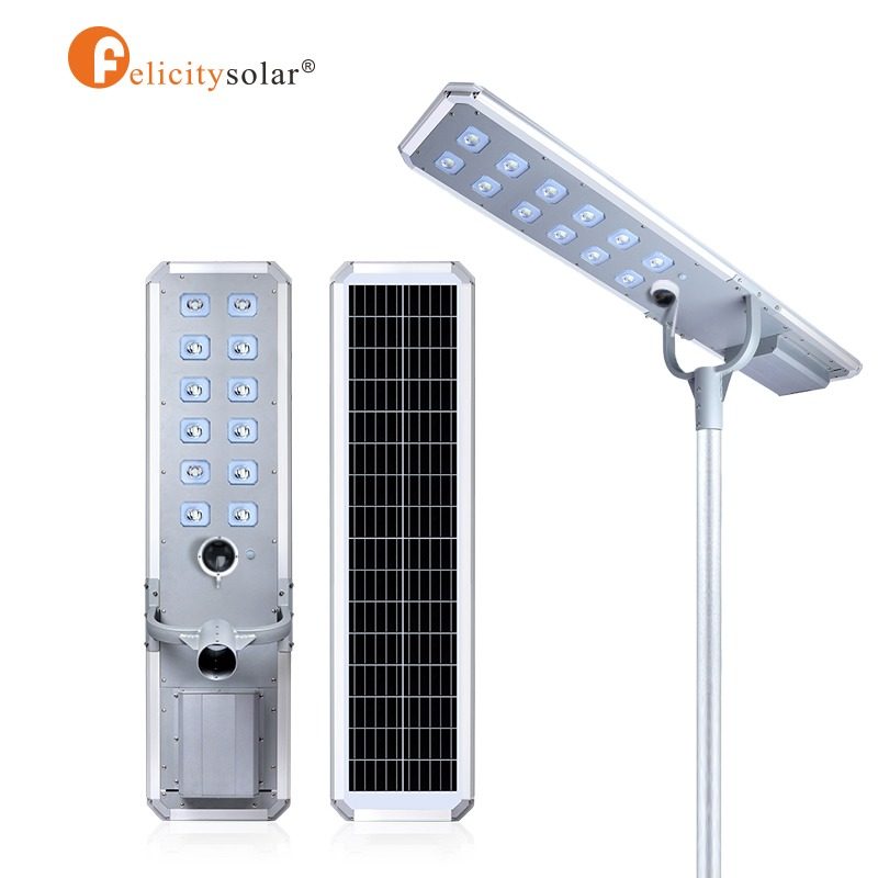 FL-D2C-80W all in one street light with cemera
